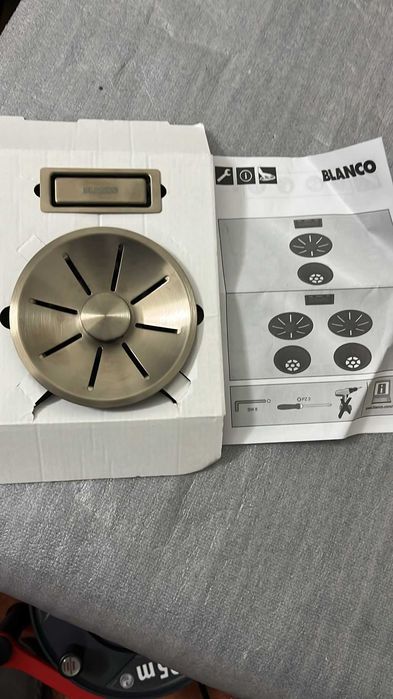 BLANCO Set de scurgere și preaplin BLANCO | Satin Platinum