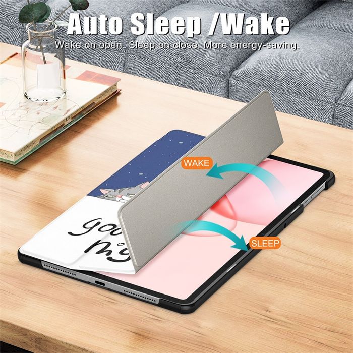 Honor Pad 10 12.1" 2025 / Кожен смарт калъф за таблет