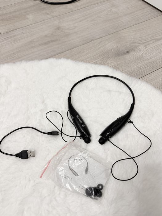 Căști bluetooth pe gât anti-cadere
