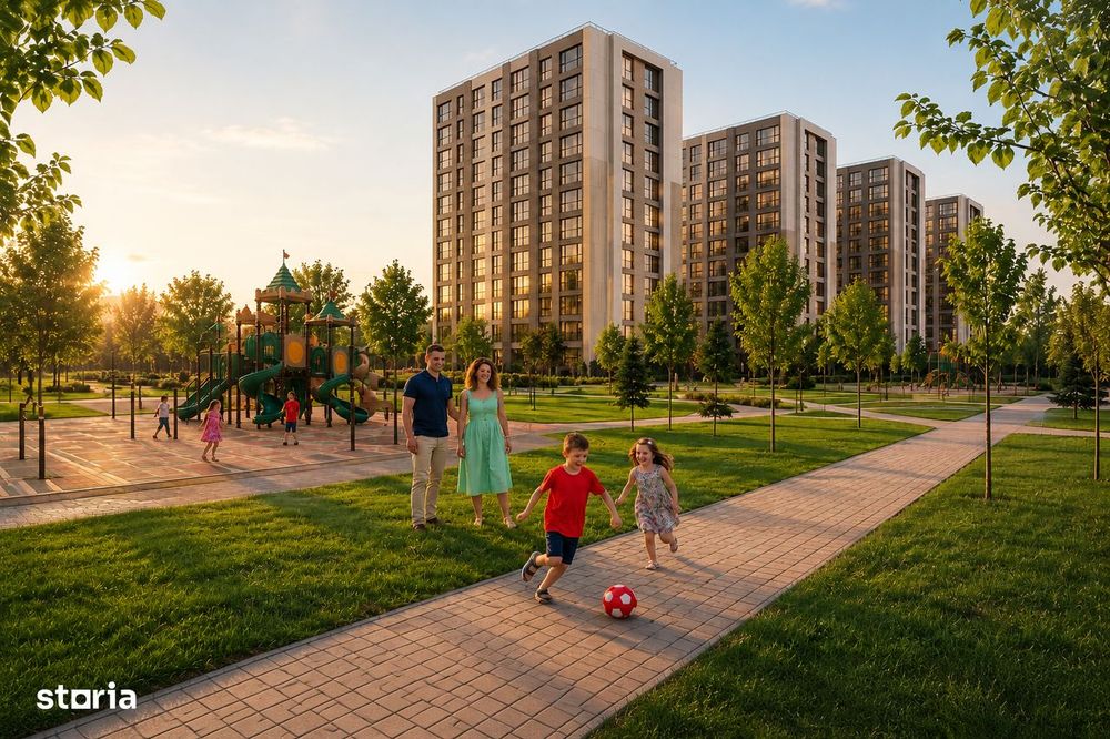 Apartament 2 camere, ansamblu cu paza - spatii verzi, parc privat — fotografia 1