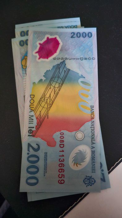 Bancnote vechi de 2000 de lei