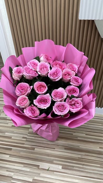 Цветы розовые розы
