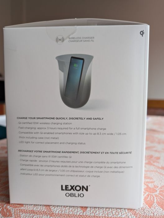 Wireless charger cu lampa UV pentru dezinfectare