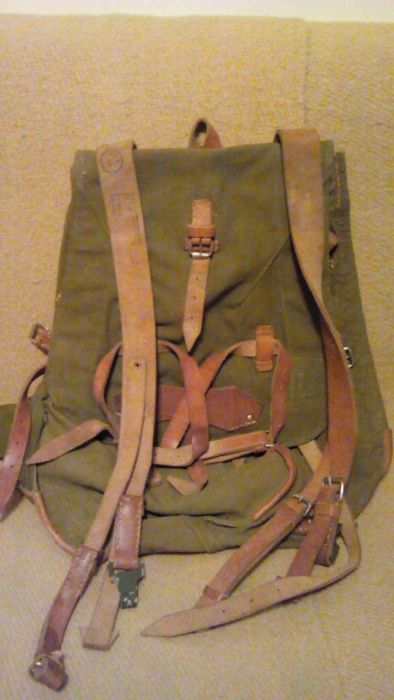 Ranita rucsac curele piele RSR excelent