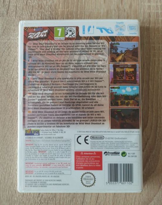 Joc Nintendo Wii Wild West Shootout. NOU