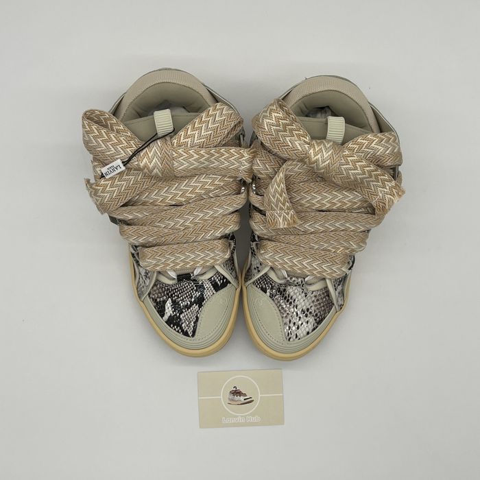 Lanvin Curb Python