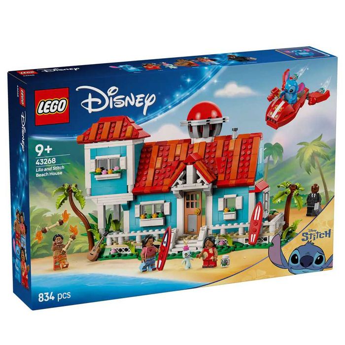 Ново Lego Disney 43268 - Къщата на плажа на Лило и Стич