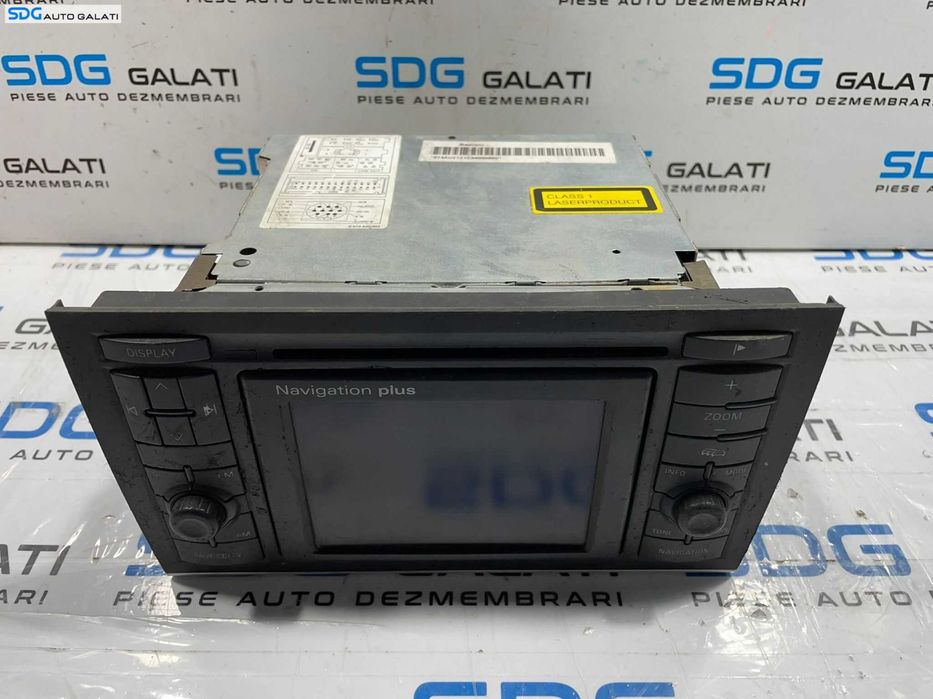 Radio CD Player Navigatie Mare Navigatie Plus Audi A4 B7 2004 - 2008 Cod 8E0035192B 8618842961 [L4699]