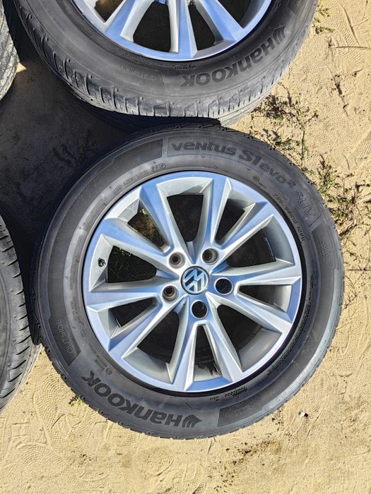 4x Jante din Aluminiu Originale de Volkswagen Touareg pe 18"