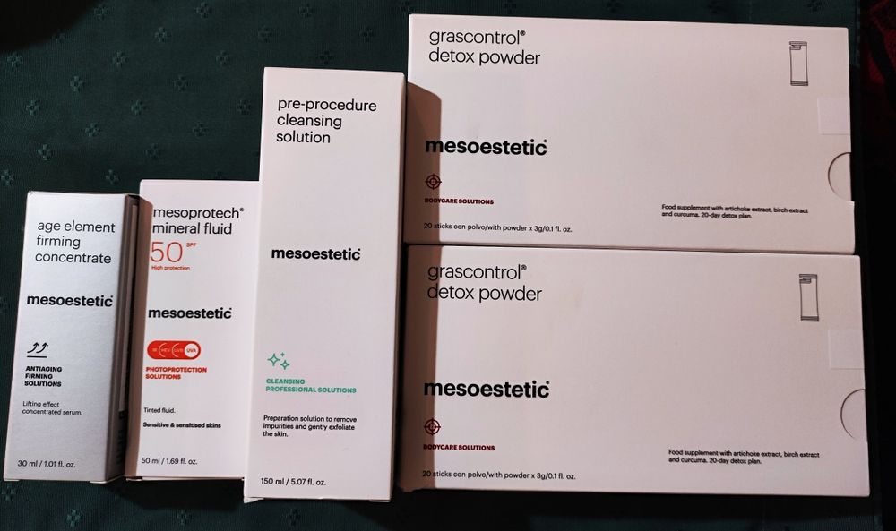 Нови продукти на  Mesoestetic