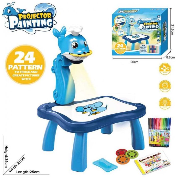 Детска масичка за рисуване с Проектор