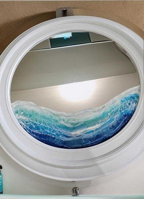 Бутикови огледала, часовници за стена баня ,спалня, ръчна изработка