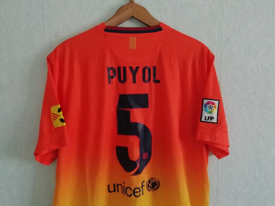 Barcelona Puyol Nike оригинална тениска фланелка Барселона Пуйол XL