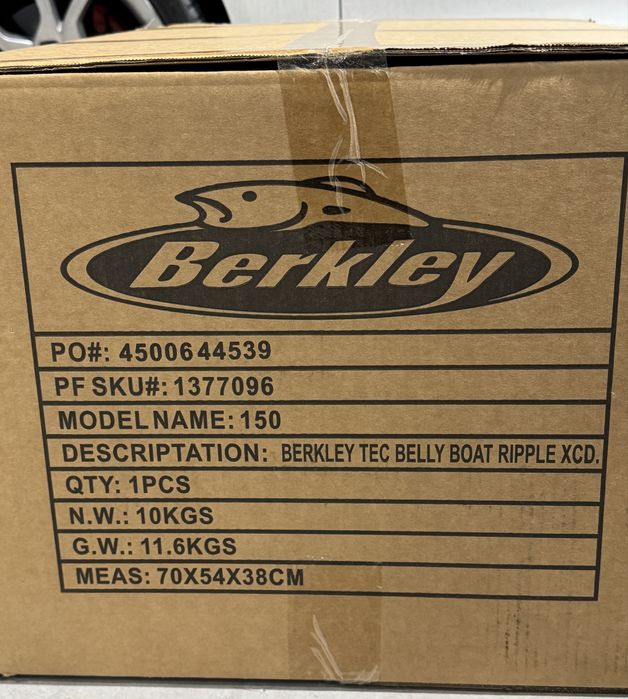 Чисто нова риболовна проходилка Berkley TEC BELLY BOAT RIPPLE XCD