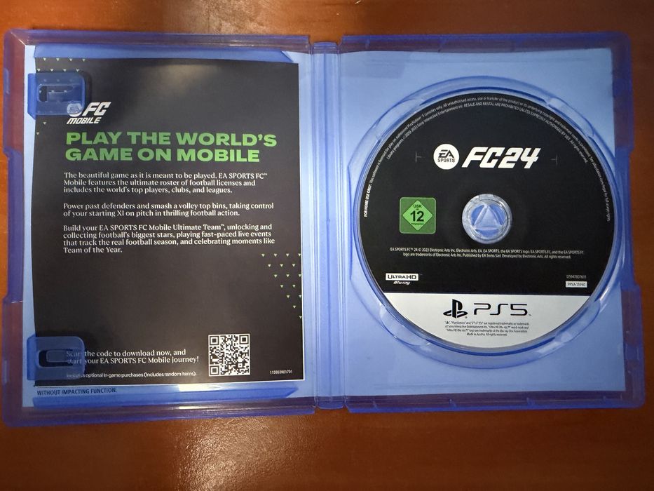 FC24 игра за PS4/PS5