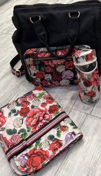 Детска количка CYBEX PRIAM Rose Gold / Spring Blossom