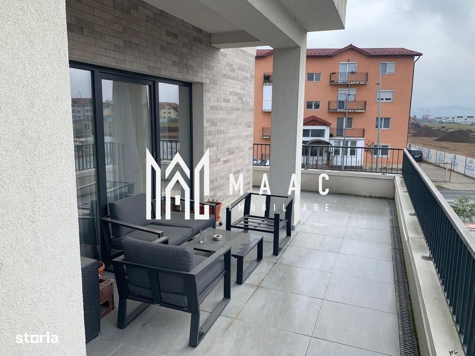 Apartament 2 camere de vânzare | Șelimbăr | terasă 37 mp | 2 parcări