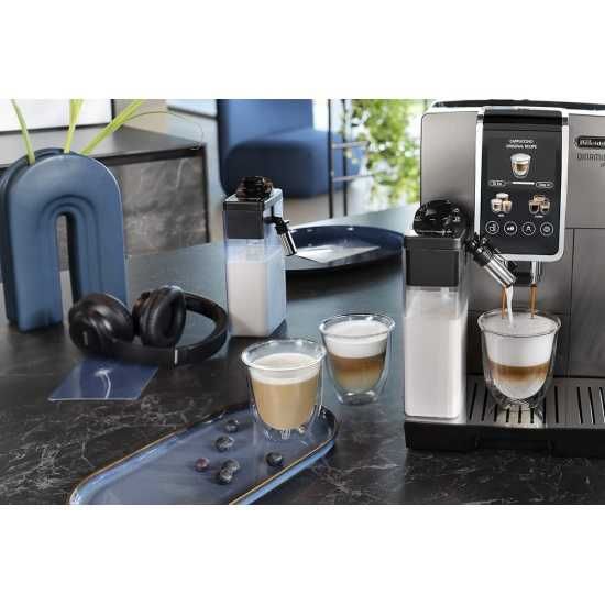 Кофемашина Dinamica Plus ECAM380.95.TB с 2 капучинаторами