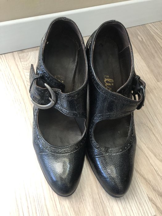Pantofi piele toc 37