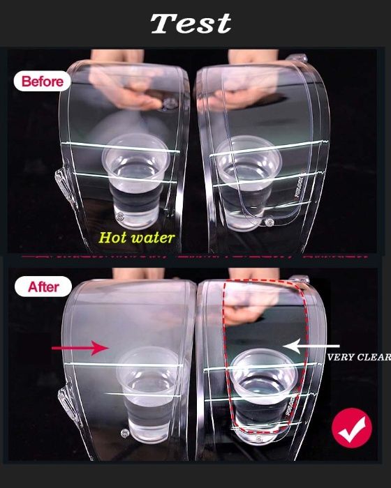 Протектор за каска . Предпазител против замъгляване при дъжд и мъгла