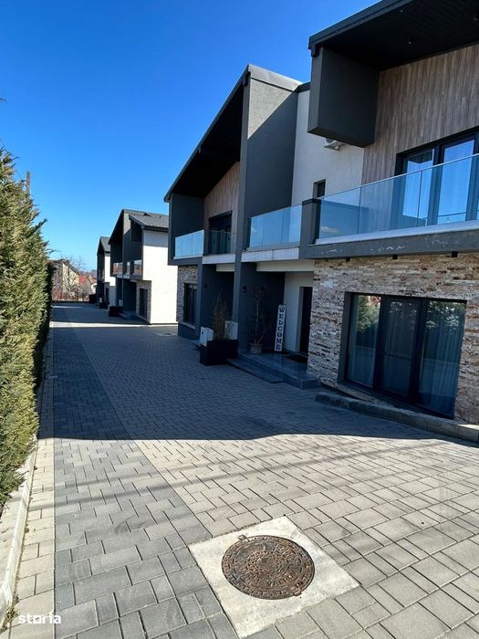 Duplex modern de vânzare – aproape de lac, zonă liniștită și privată