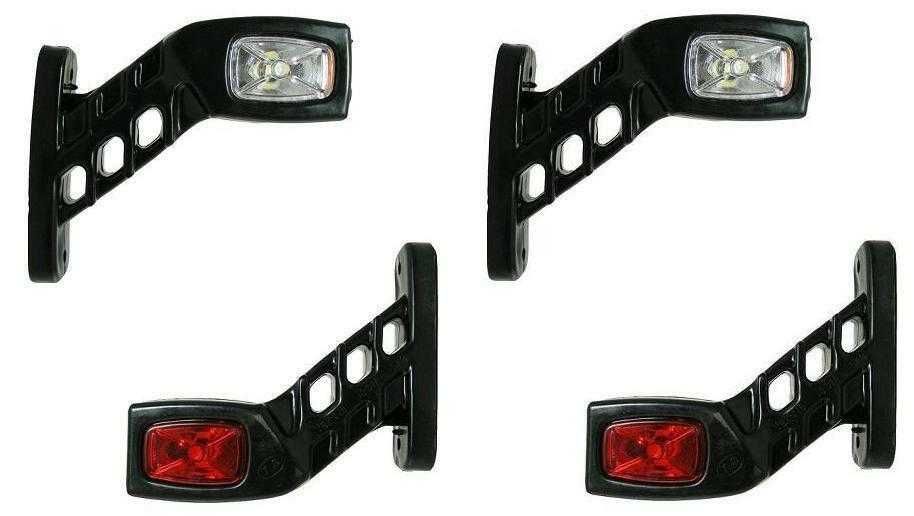 1 бр. LED ЛЕД рогчета габарити 12-24V за кола бус ремарке камион