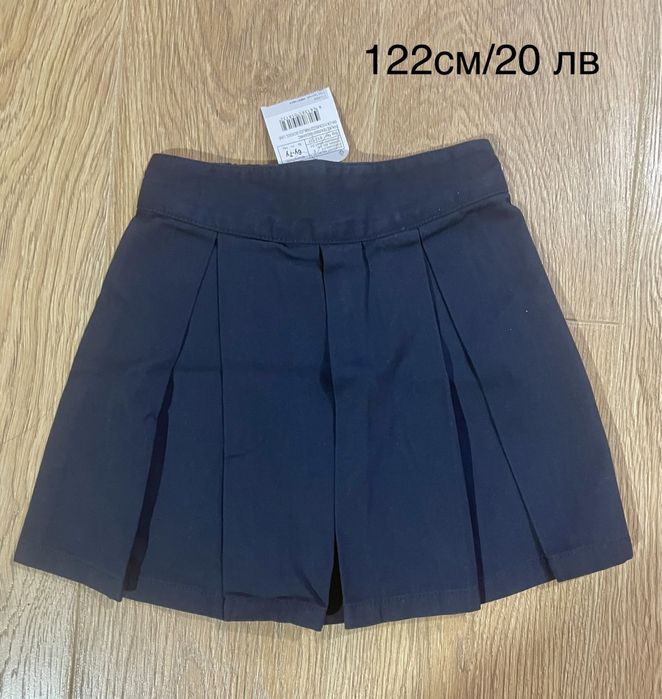 Нови комплекти, клинчета, блузки, поличка за момиче 122 и 128 см