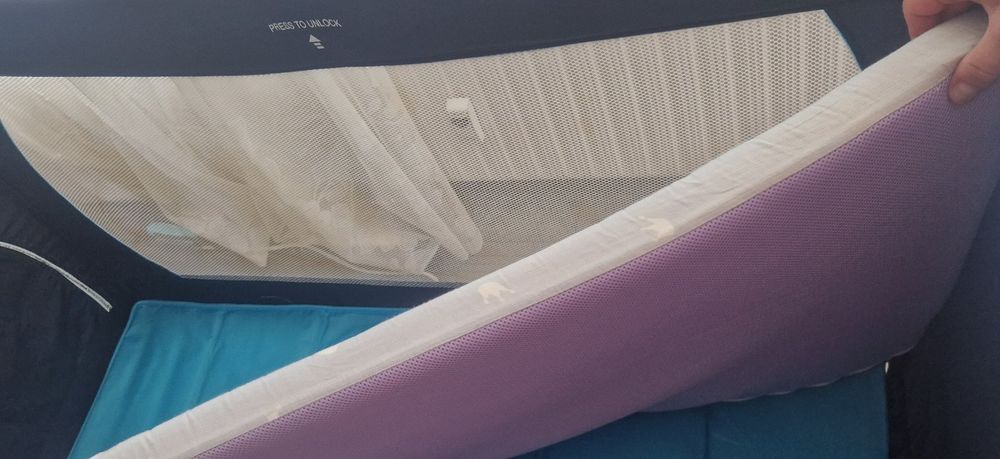 Сгъваема кошара с матрак