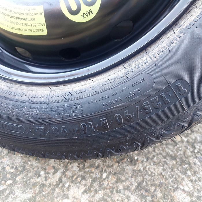 16" А/Б класа Резервна джанта за Мерцедес