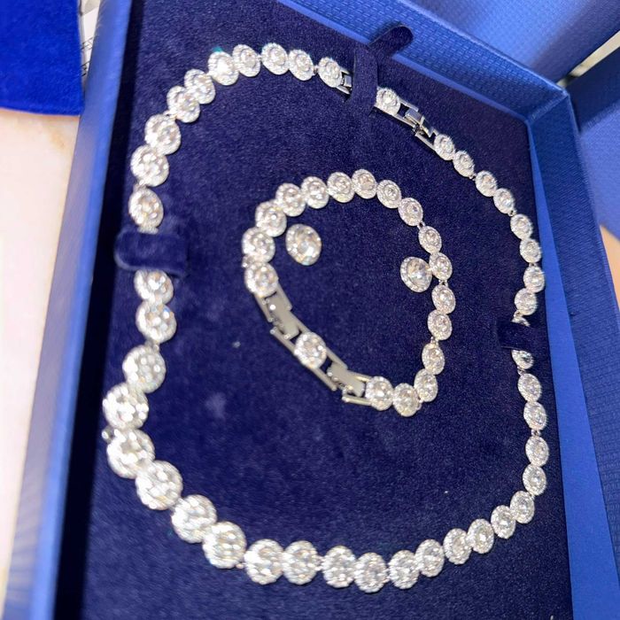 Set Bijuterii Swarovski Angelic Silver//Premium