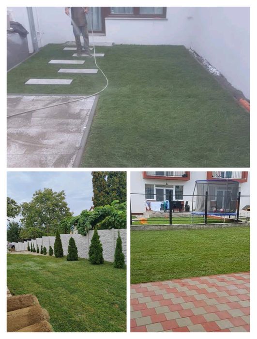 Montaj pavaj si gazon 35 lei