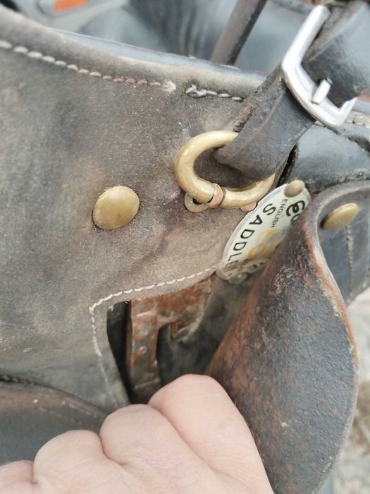 Șa călărie echitație piele originala model clasic european