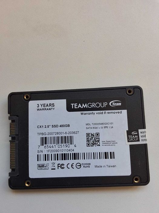 SSD TeamGroup 480GB CX1