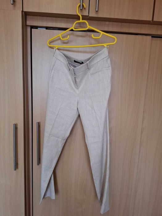 Pantaloni dama din in,  drepti , marimea 36,noi cu etichta LC WAIKIKI