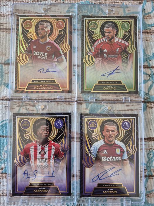 Topps Gold EPL 25/26 - Chase cards Update 17.04