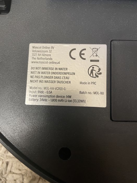 Aspirator / robot aspirare Mascot MOL-HA-VCR01-G