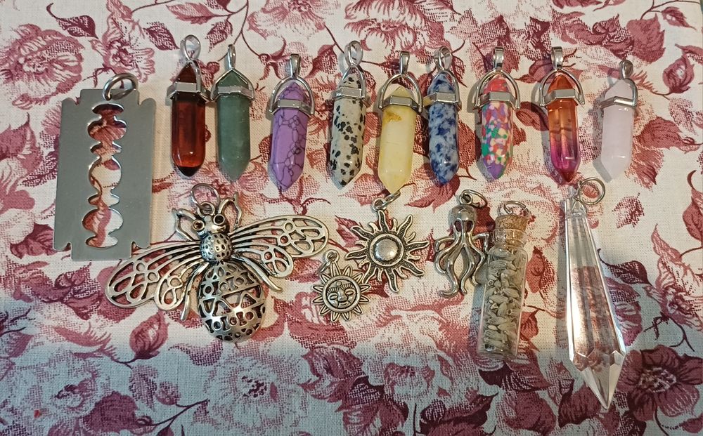 Висулки - готик, кристали,