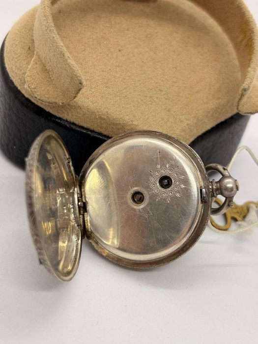 Ceas de buzunar  din argint Etienne Mathey -A-