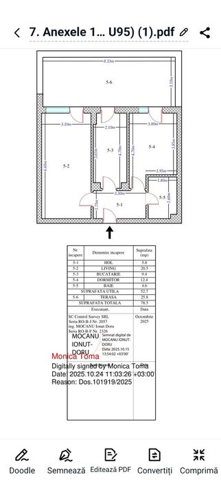apartament 2 camere cu terasa