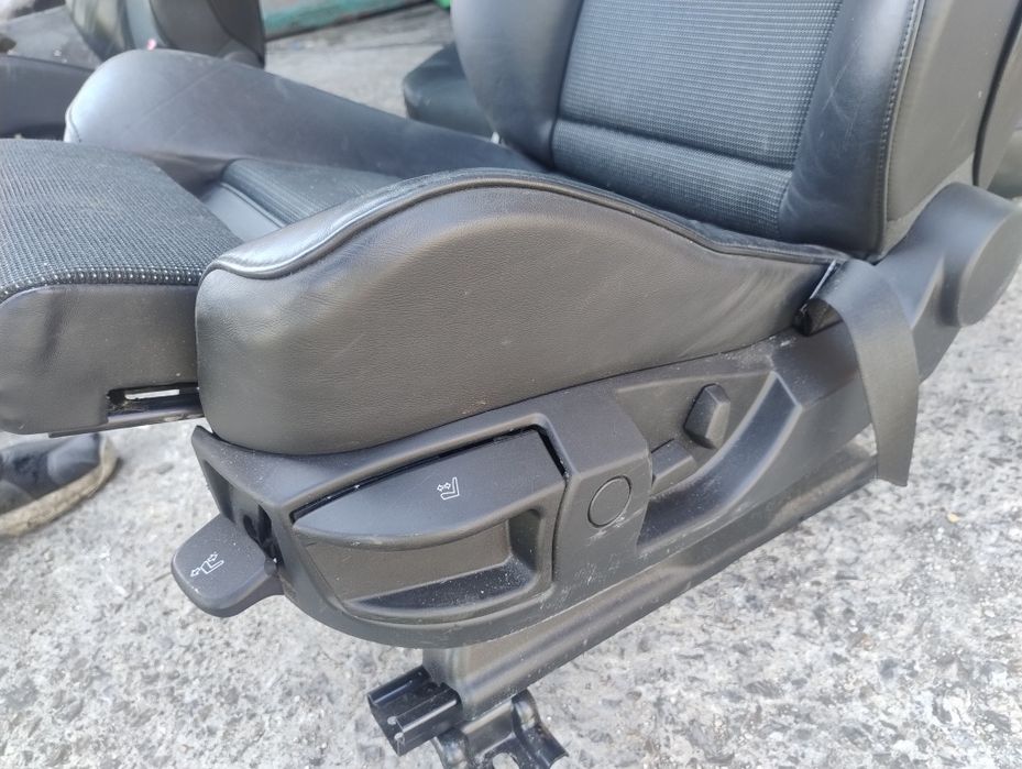 Електрически полукожен салон с напа кожа за БМВ Е61/BMW E61