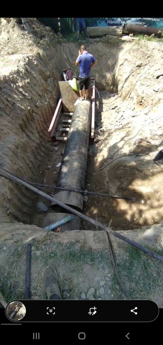 Прокол horizontal drilling.