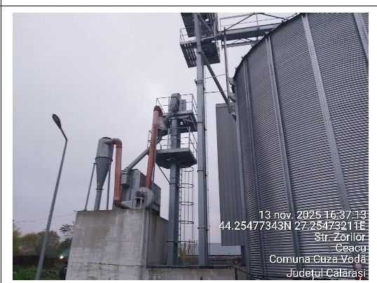 Vânzare Siloz în Comuna Cuza Voda, Sat Ceacu, Strada Zorilor Nr. 5, Județul Călărași si 21 Terenuri extravilane în Com Modelu si   Cuza Vodă