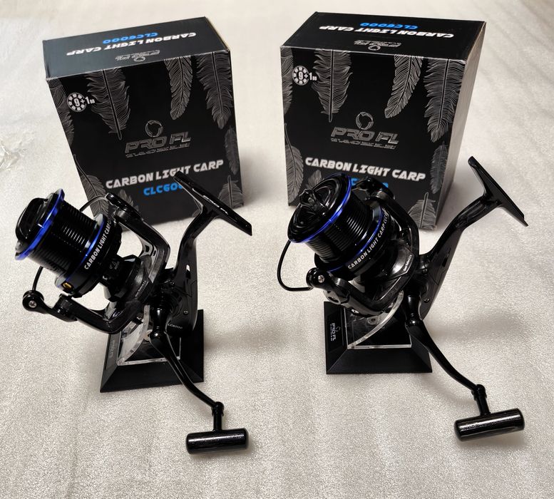 SET 2 Mulinete Feeder PRO FL CARBON LIGHT CARP 6000 New 2025