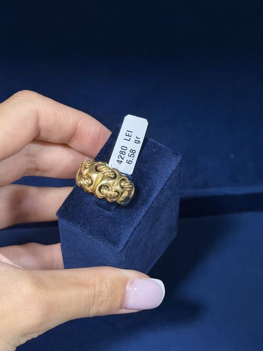 Inel aur 18k 6.58gr