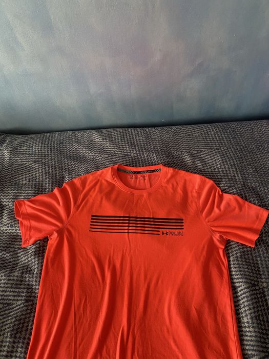 Tricou sport Under Armour culoare rosu deschis spre roz