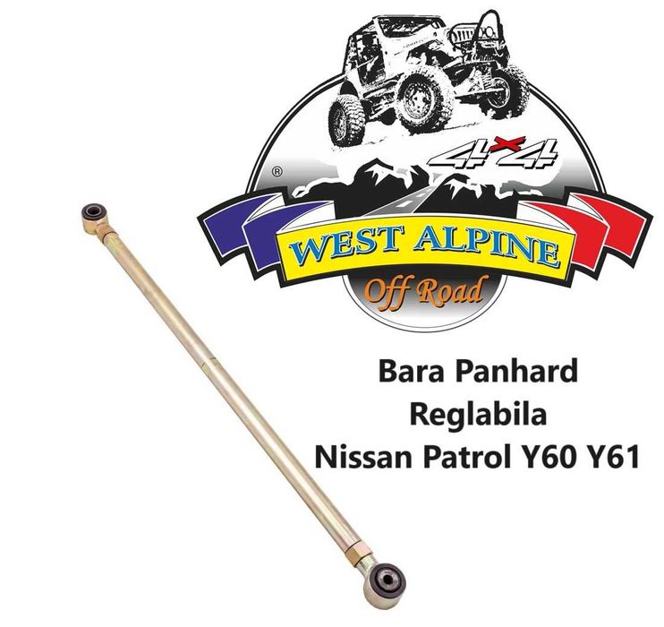 Bara Panhard spate reglabila Nissan Patrol Y60 Y61 - Lift 50-150mm IOD