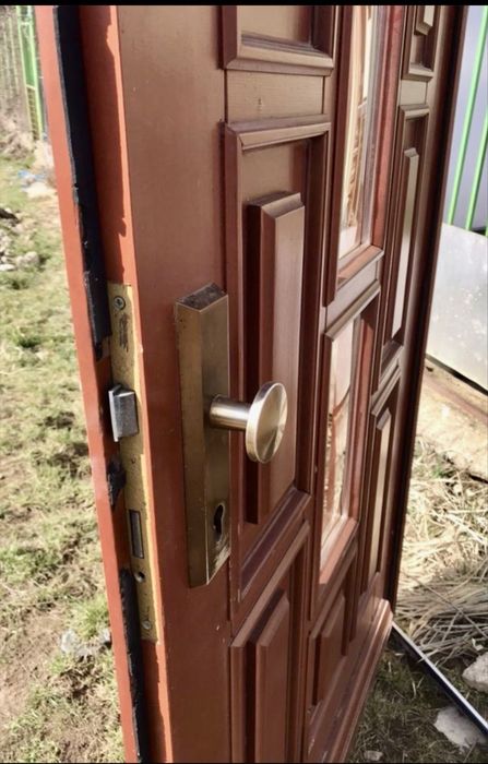 Usa intrare casa lemn termopan H 217 x L 112 Germania