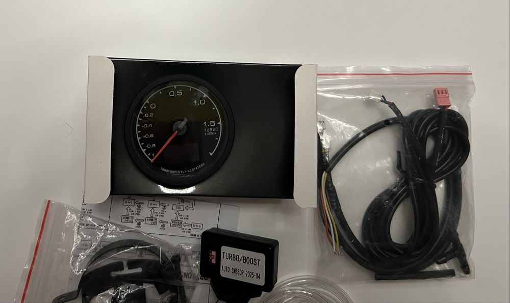 Бууст метър boost meter измервателен уред за турбо