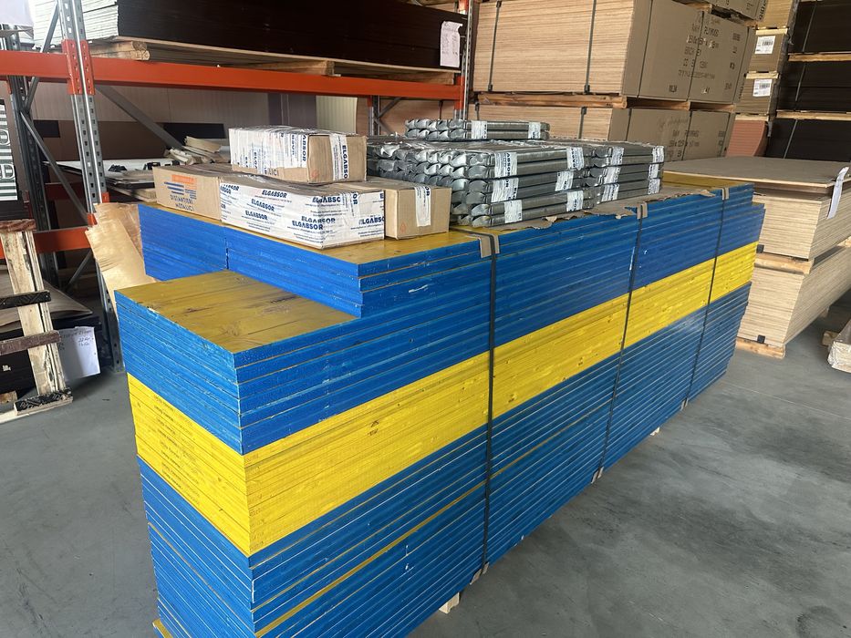 Cofraje triplistrat tip doka, lana, panouri, placa galbena, accesorii