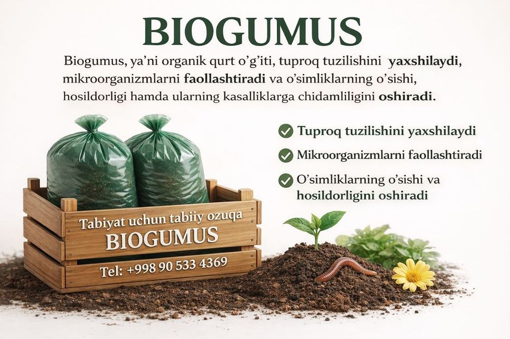 Biogumus tabiiy oʻgʻit